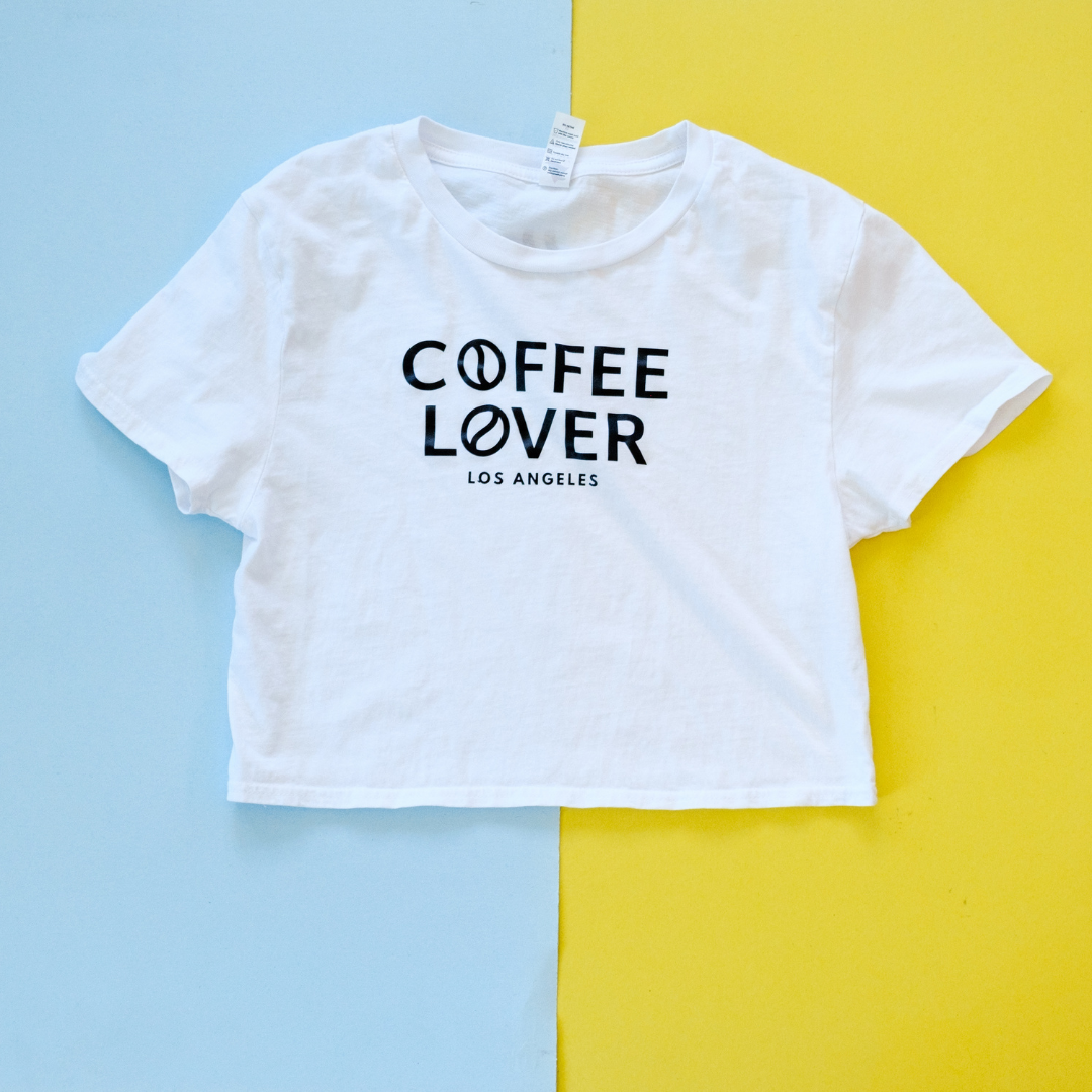 Women's Short Cut T-shirt Coffee Lover